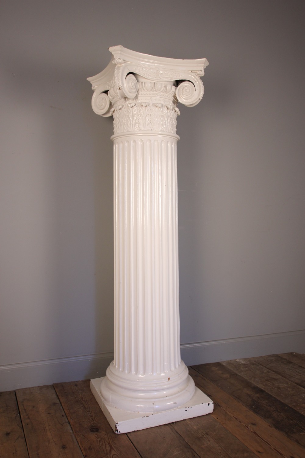 Country House 19th Century Ionic Column Jardiniere Stand