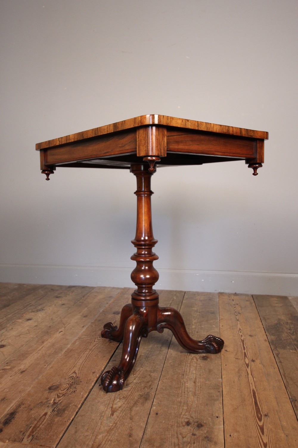 Gillows Goncalo Alves Tripod Table