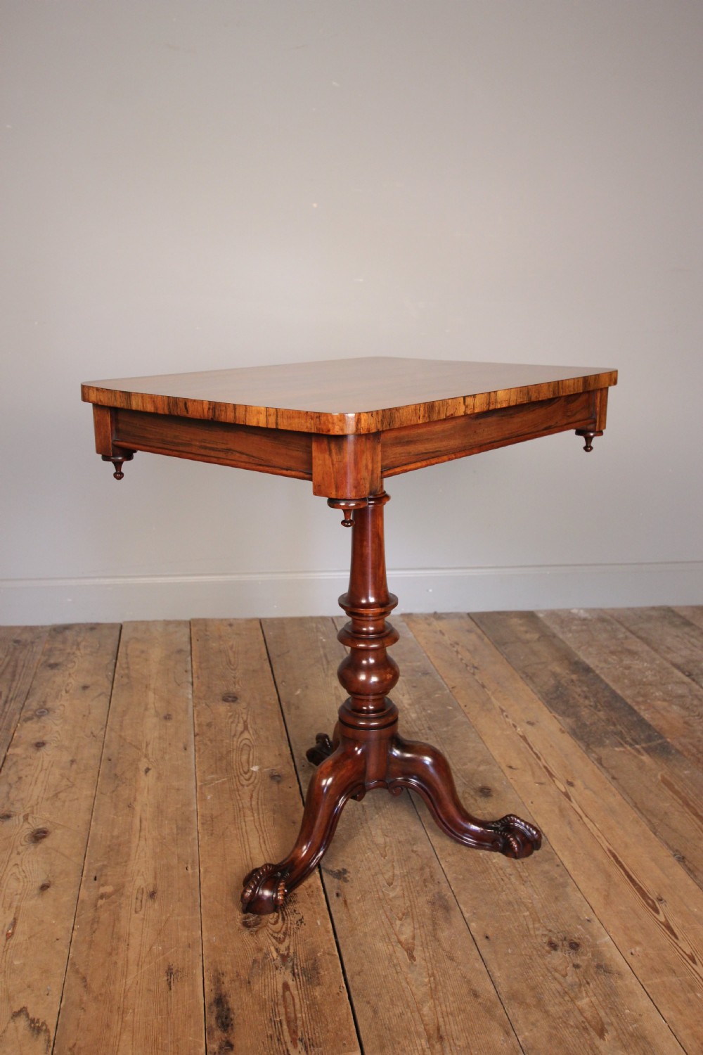 Gillows Goncalo Alves Tripod Table View III