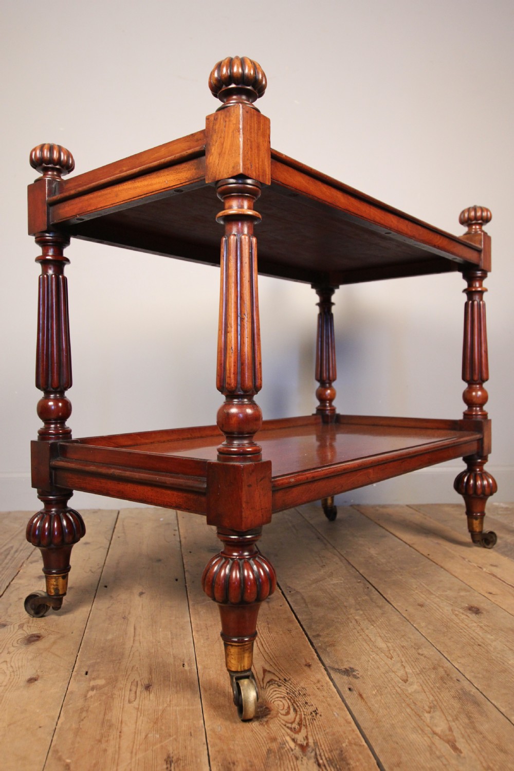 George IV Mahogany 2 Tier Buffet Table View IV