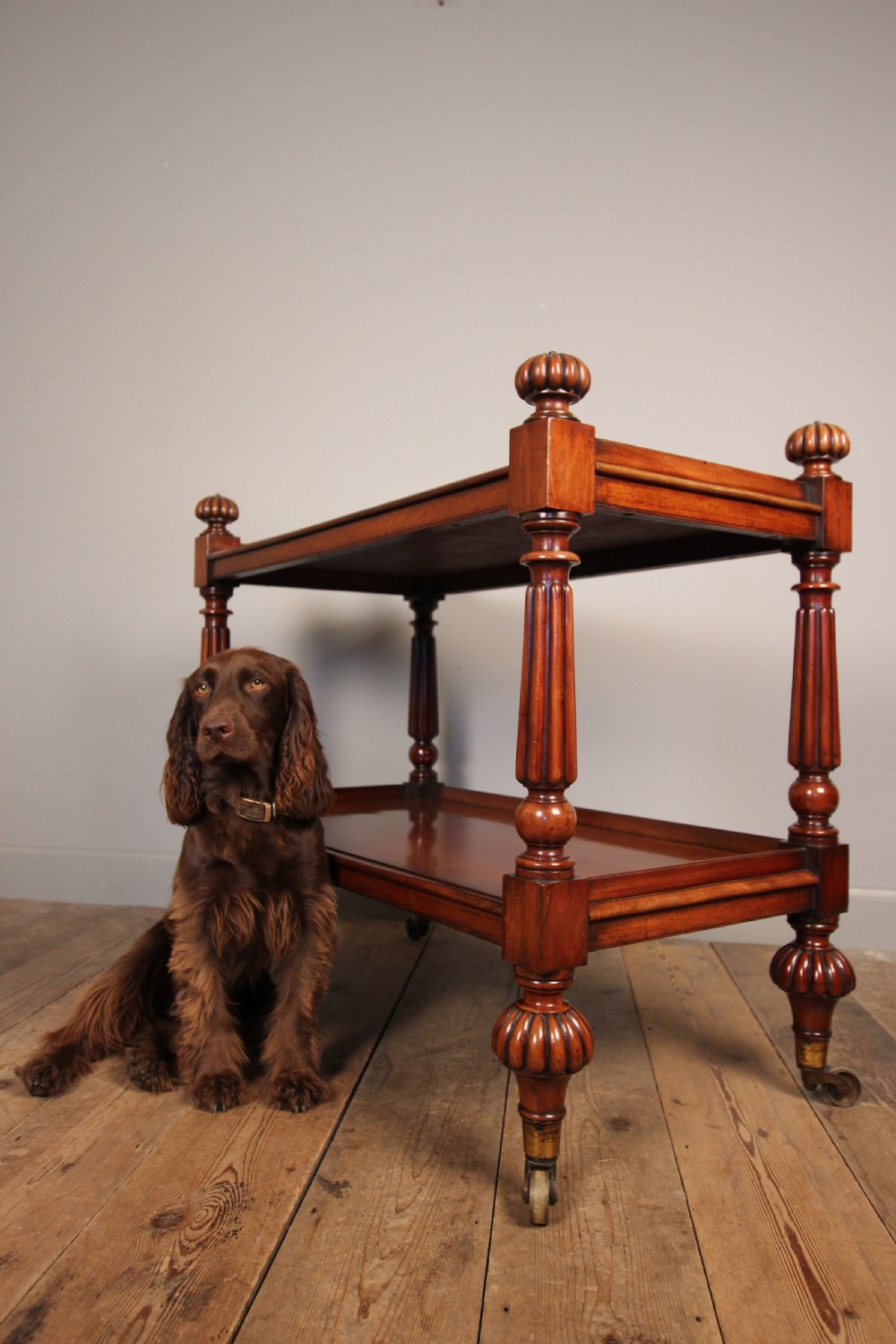 George IV Mahogany 2 Tier Buffet Table View V