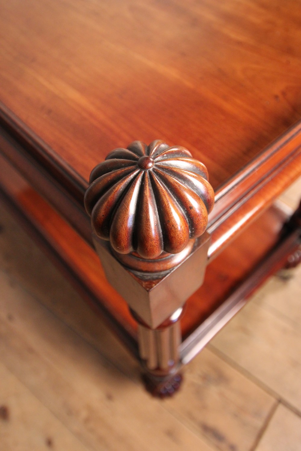 George IV Mahogany 2 Tier Buffet Table View IX