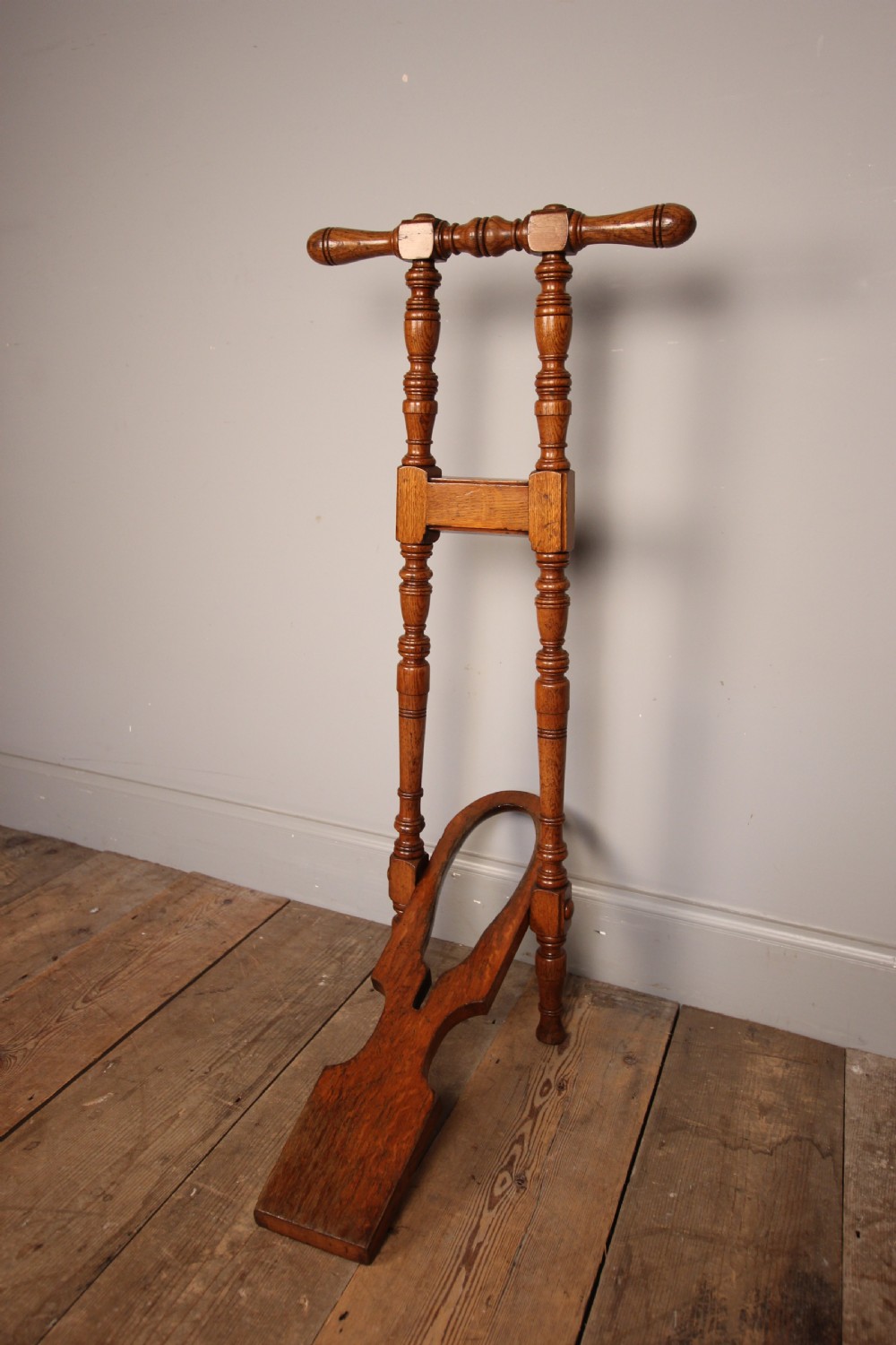 Lovely 19th C. Oak Boot Jack View II
