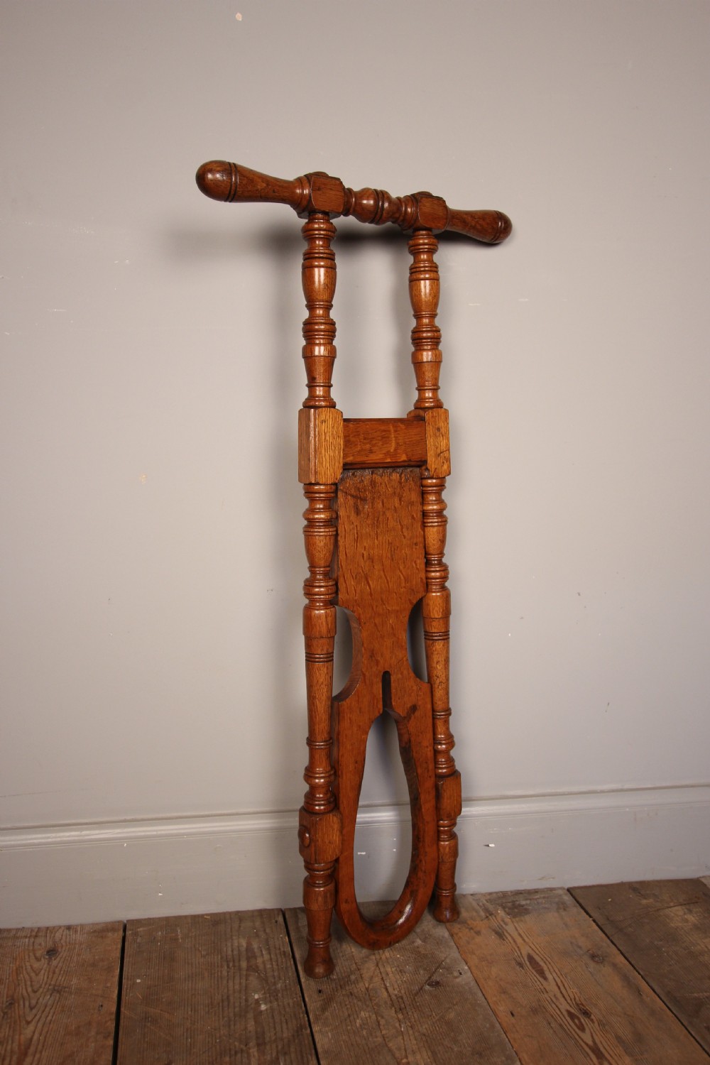 Lovely 19th C. Oak Boot Jack View V