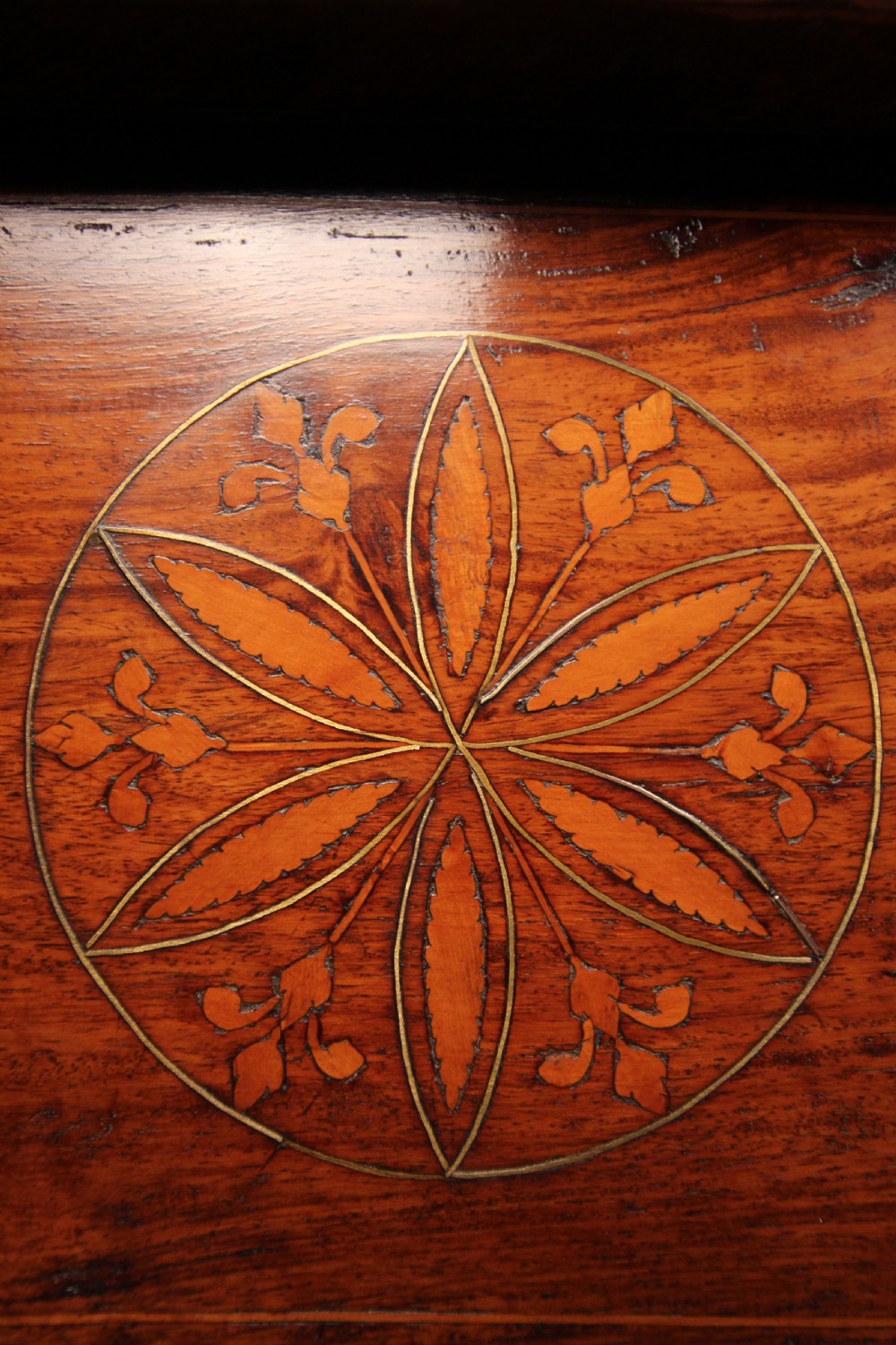 Anglo Indian Brass Inlaid Table View IV