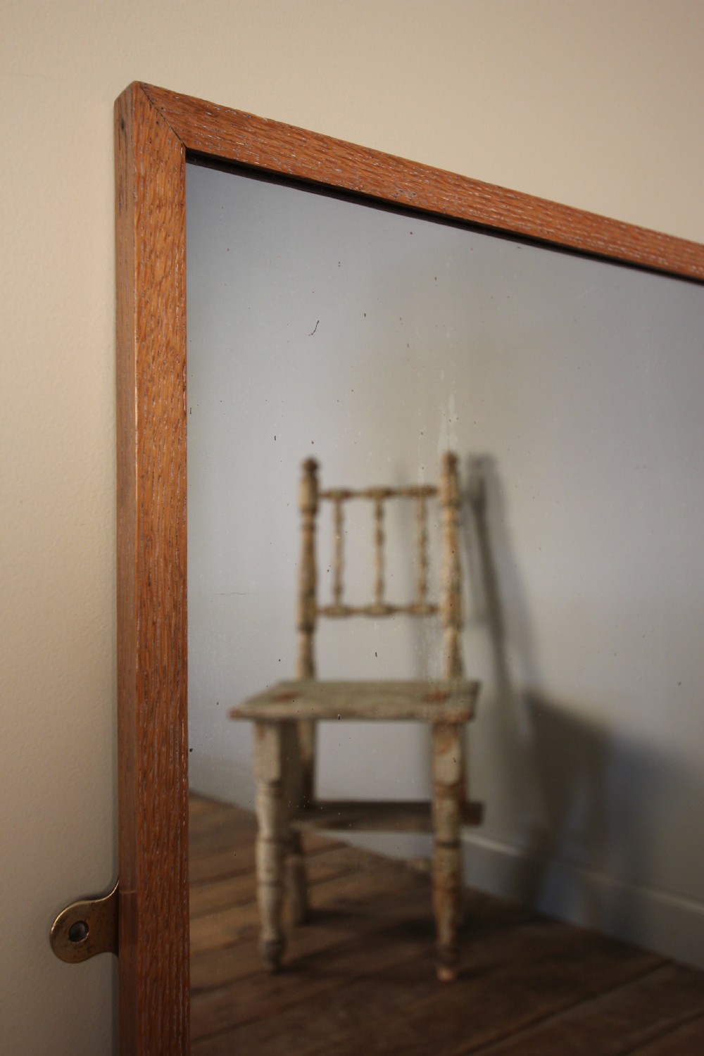 Edwardian Outfitters Oak Mirror View III