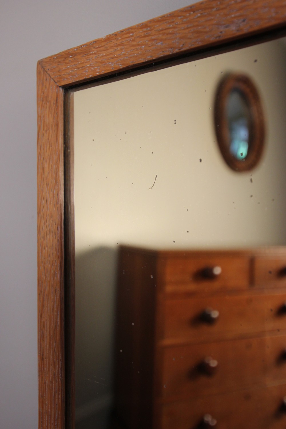 Edwardian Outfitters Oak Mirror View V
