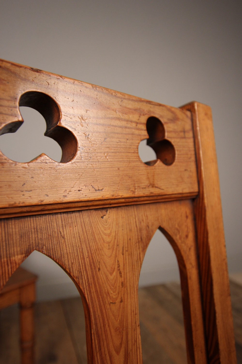 A Super Pair of Gothic Hall Chairs View VII