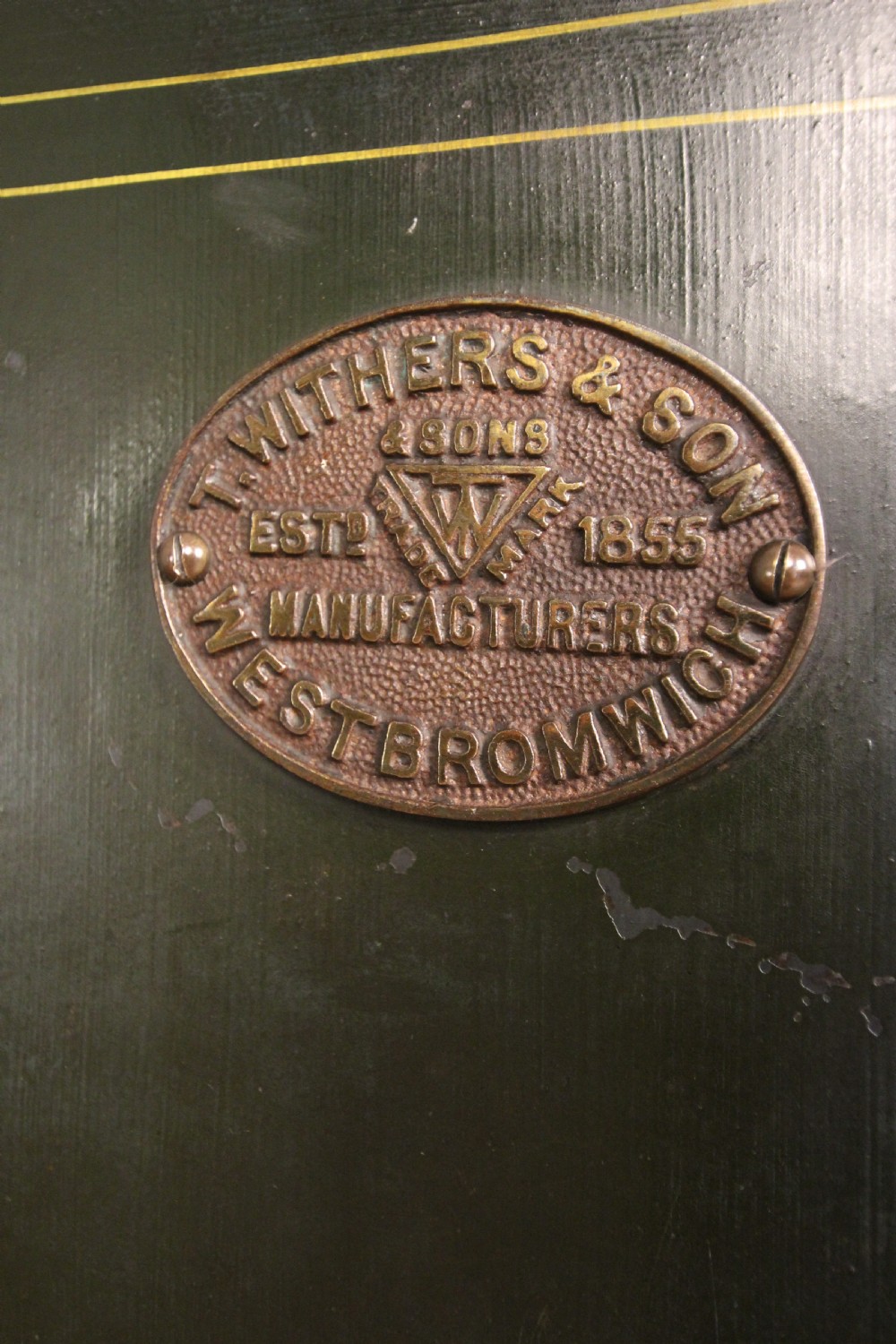 19th C. Cast Iron Safe by T. Withers & Sons View IV