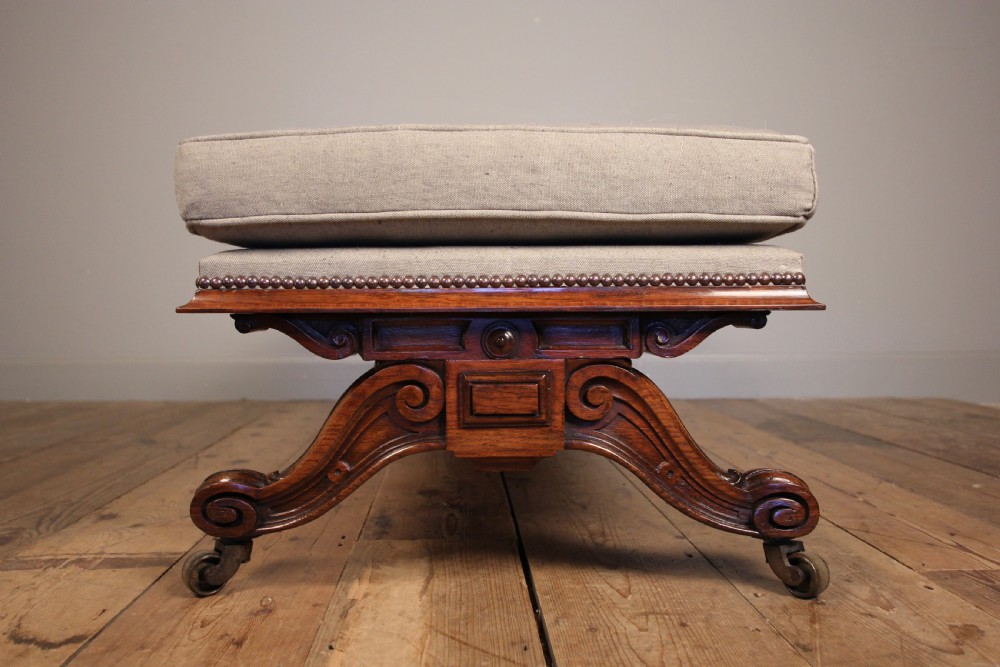 19th Century  Oak Centre Stool View III