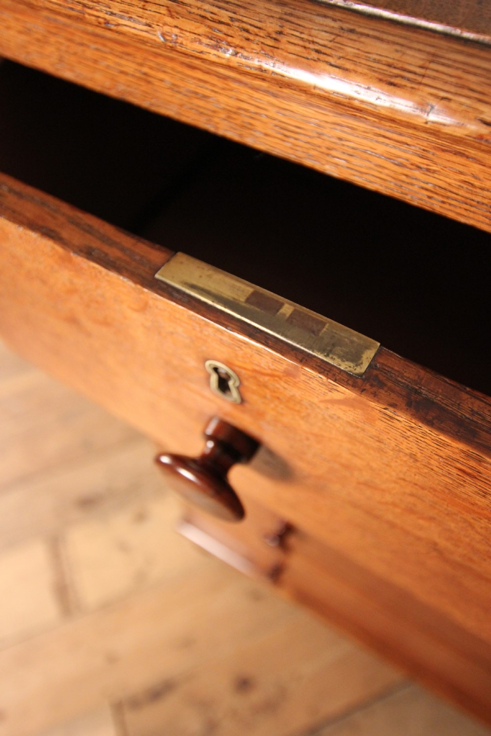 19th C. Gillows Golden Oak Chest of Drawers View VI