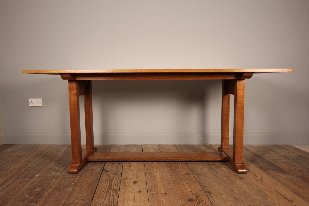 Heals Oak Refectory Dining Table View VI