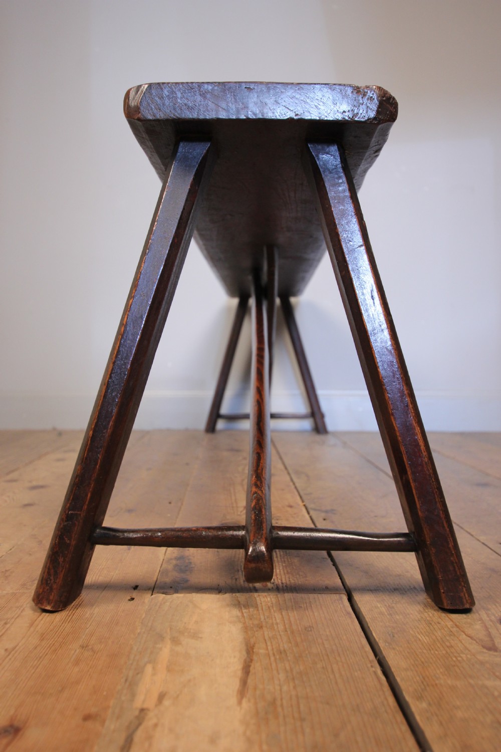 Stylish Georgian Oak Bench View X