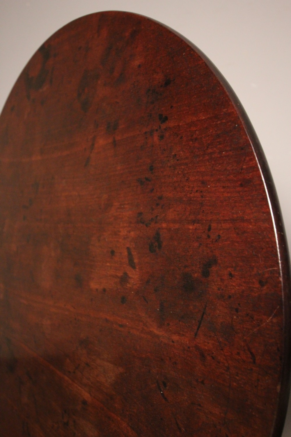 Superb 18th C. Mahogany Bird Cage Tripod Table View IX