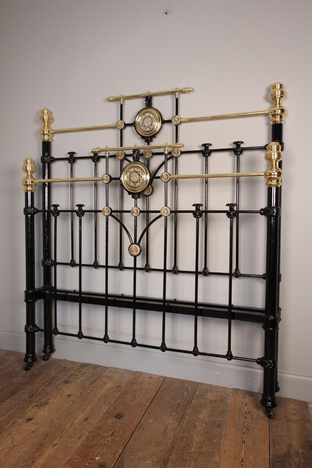 Victorian Brass & Iron Double (4 ft 6