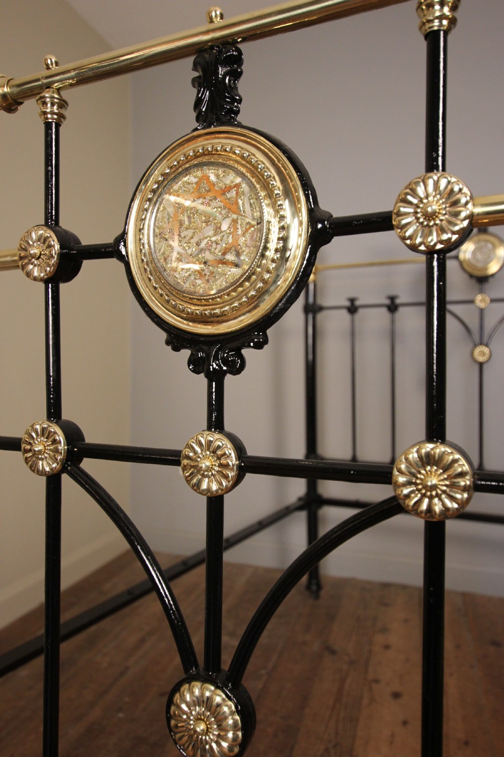 Victorian Brass & Iron Double (4 ft 6