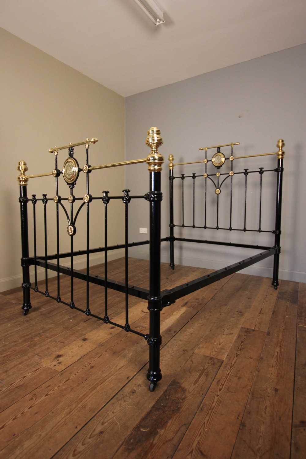 Victorian Brass & Iron Double (4 ft 6