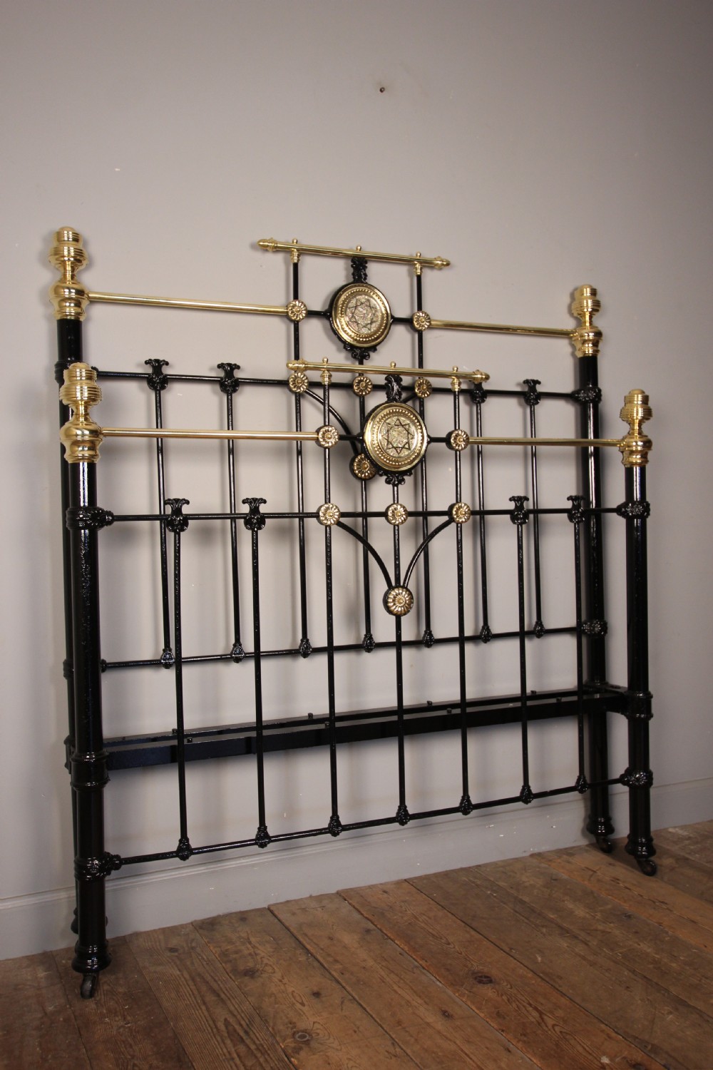 Victorian Brass & Iron Double (4 ft 6