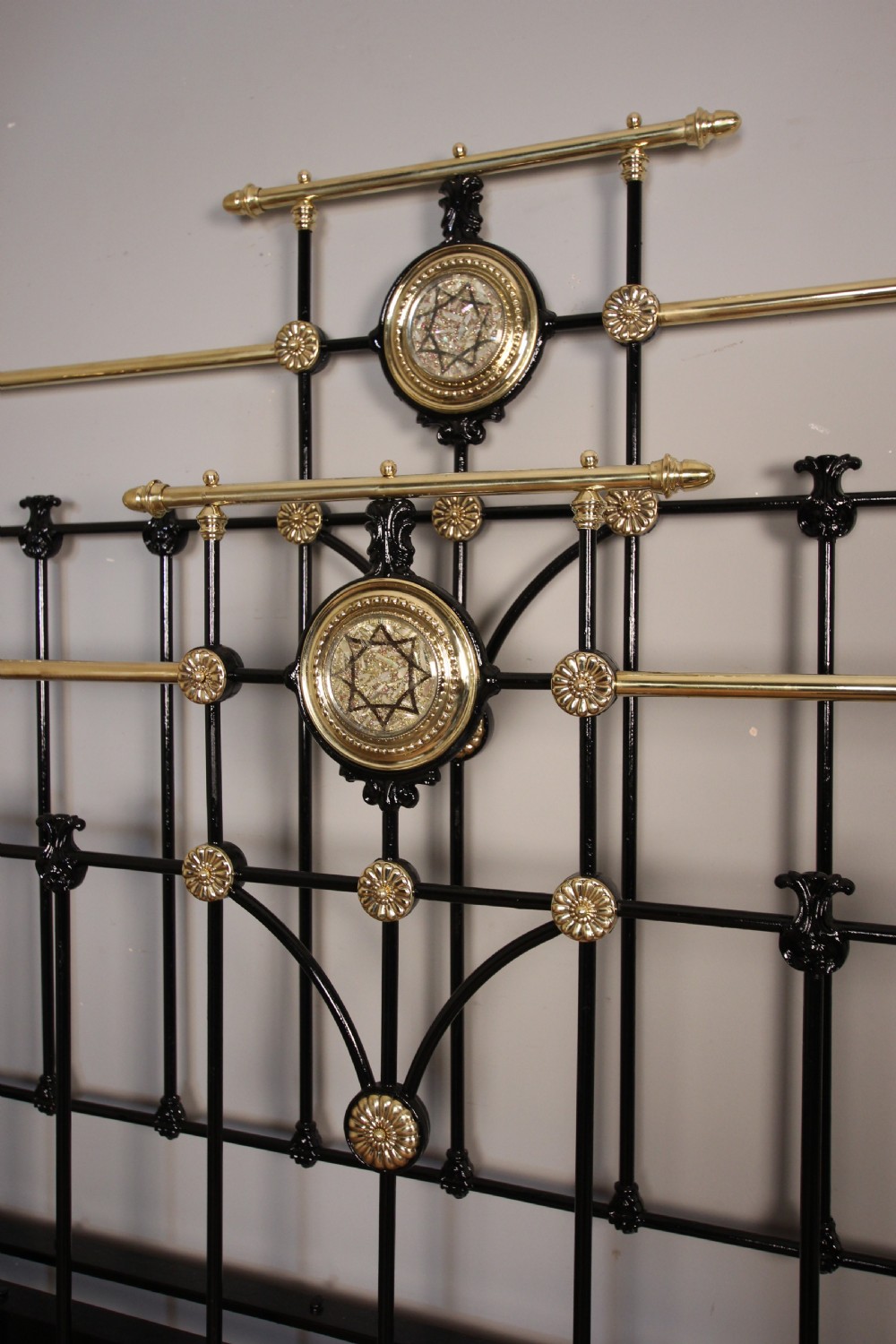 Victorian Brass & Iron Double (4 ft 6
