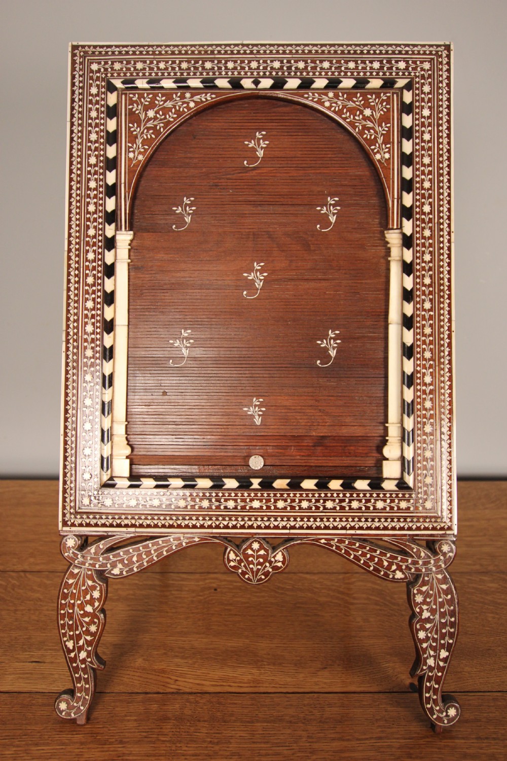 19th C Inlaid Anglo Indian Dressing Table Mirror View VIII