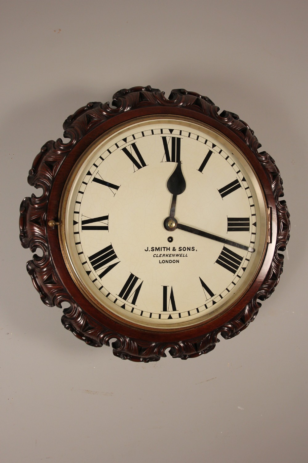 Superb London Dial Clock by Smith & Sons, Clerkenwell View V