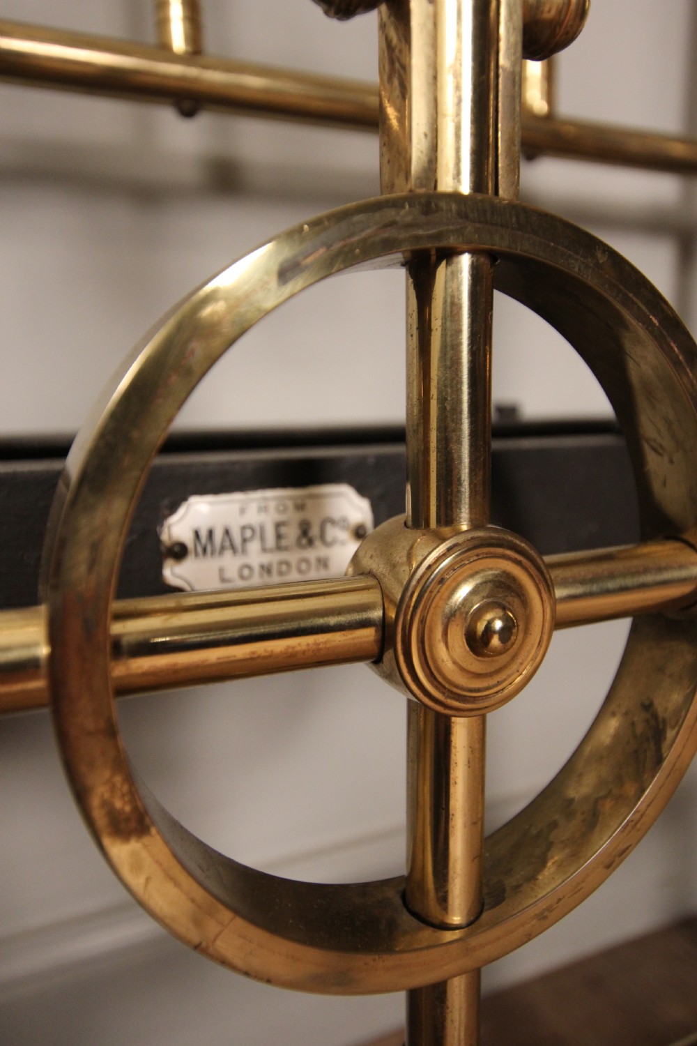 Stunning Maple & Co Brass Single Bed (3 ft) View V