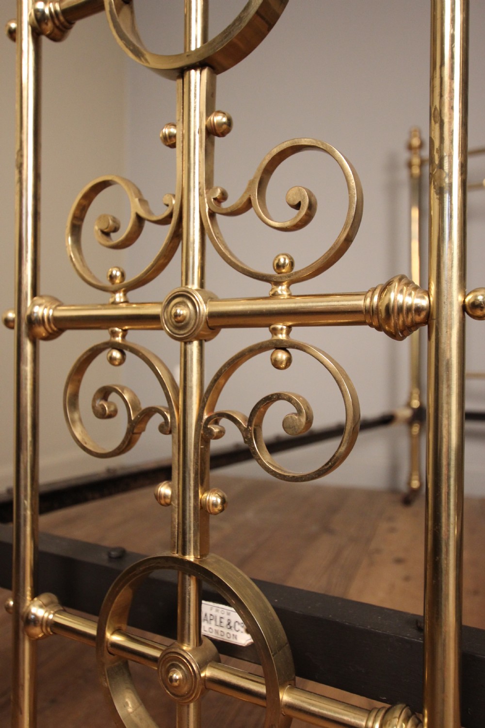 Stunning Maple & Co Brass Single Bed (3 ft) View VII