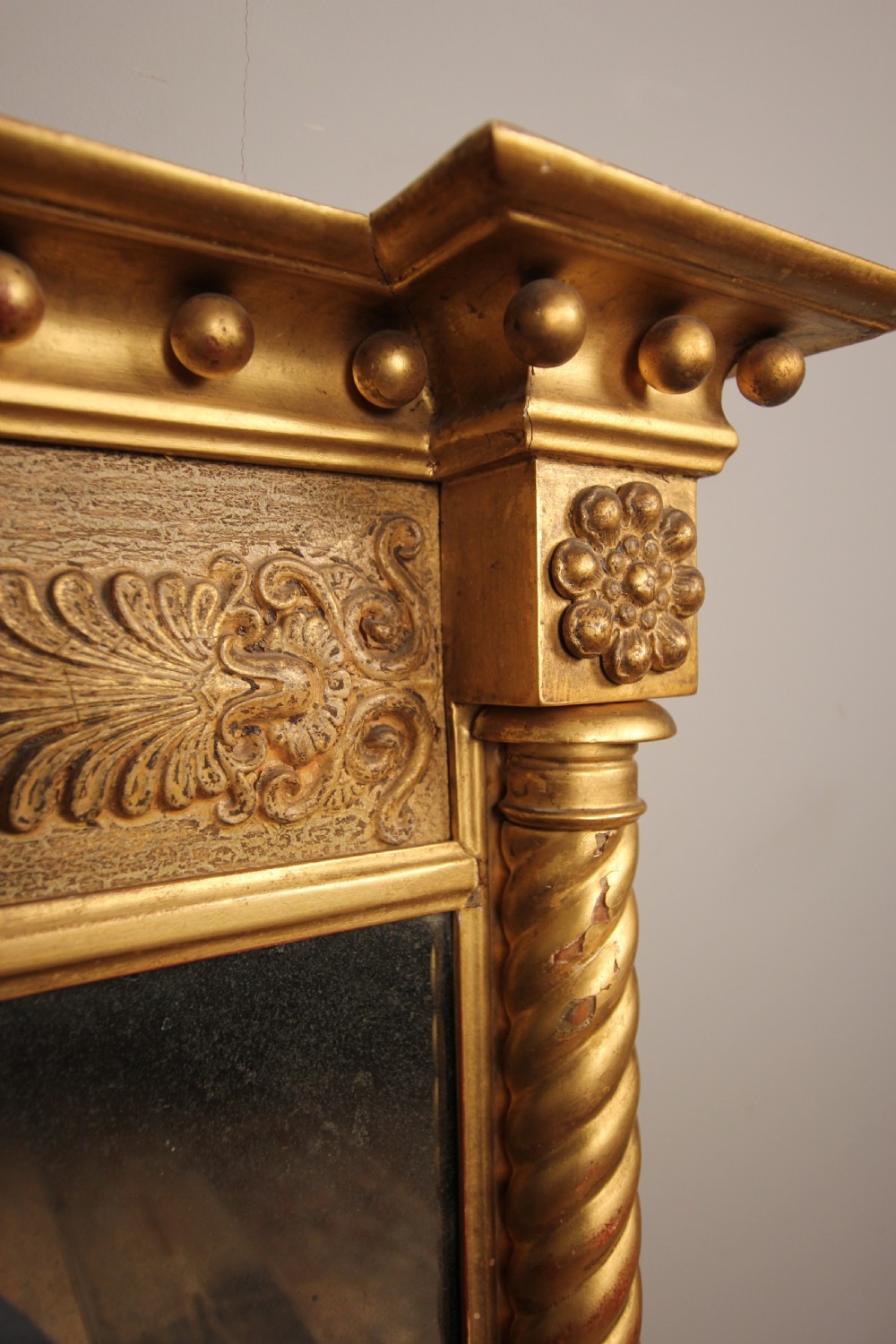 Regency Giltwood Overmantle Mirror View V