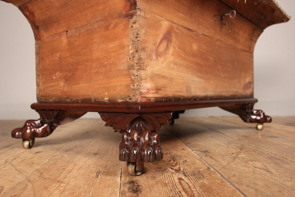 Regency Sarcophagus Mahogany Ottoman View VI