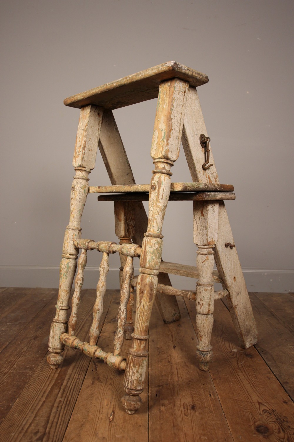 19th Century Metamorphic Chair in wonderful original paint View II