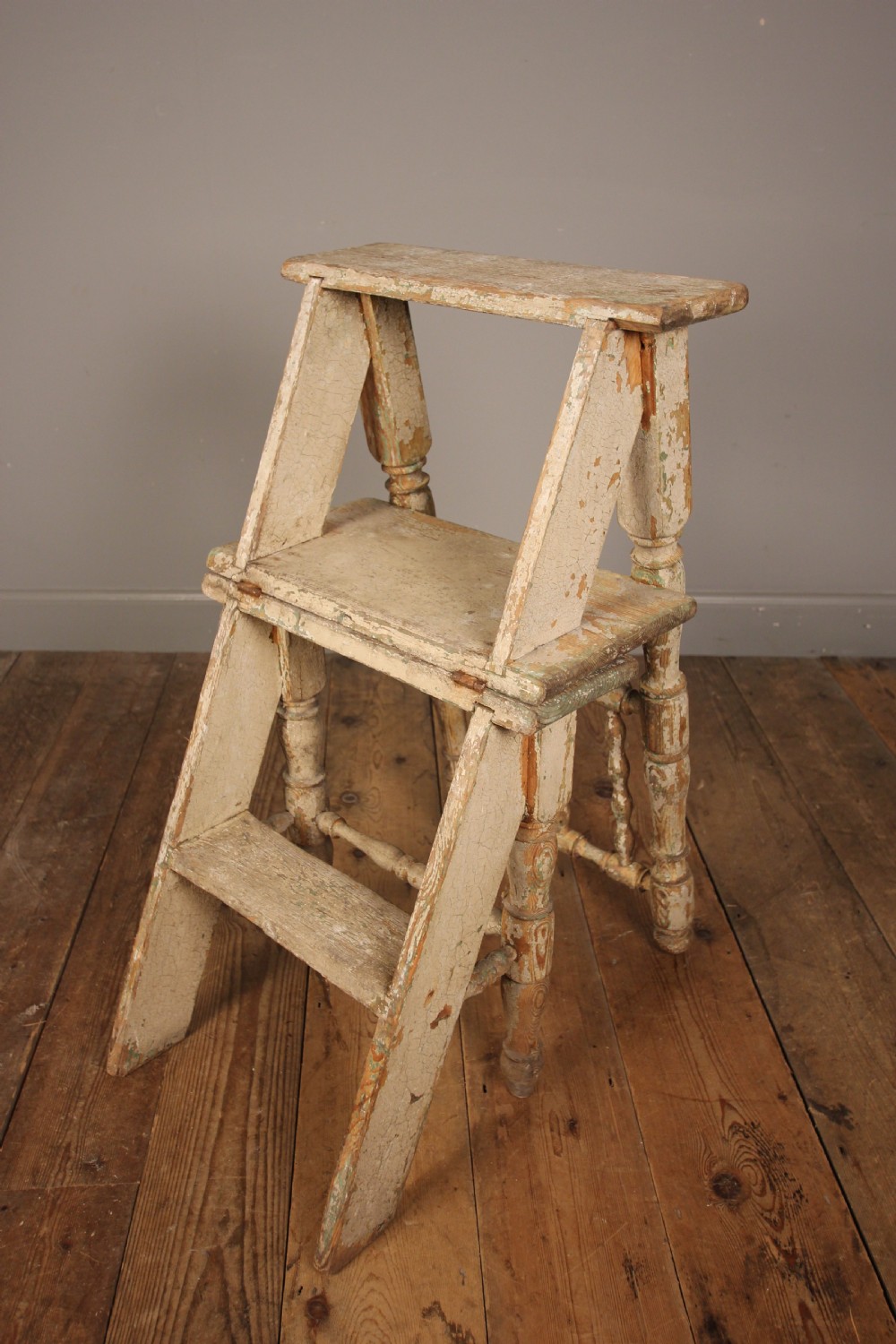 19th Century Metamorphic Chair in wonderful original paint View III