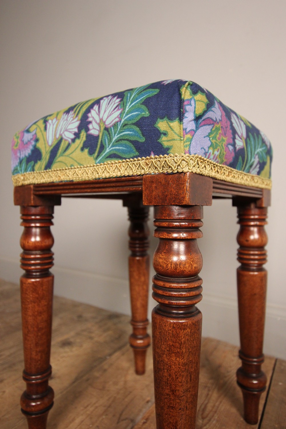 George III Mahogany Stool View III