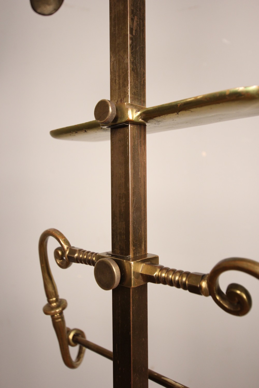 Art Deco Brass Valet Clothes Stand View V