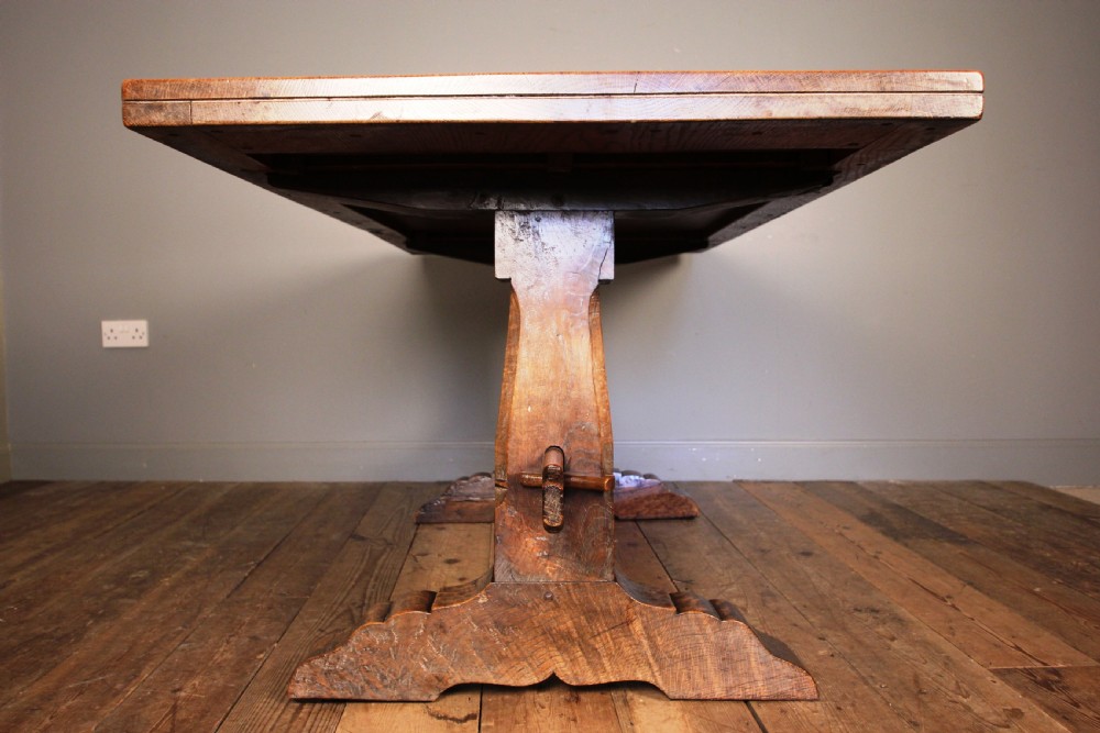 Early Jack Grimble Solid Oak Country Table  View II