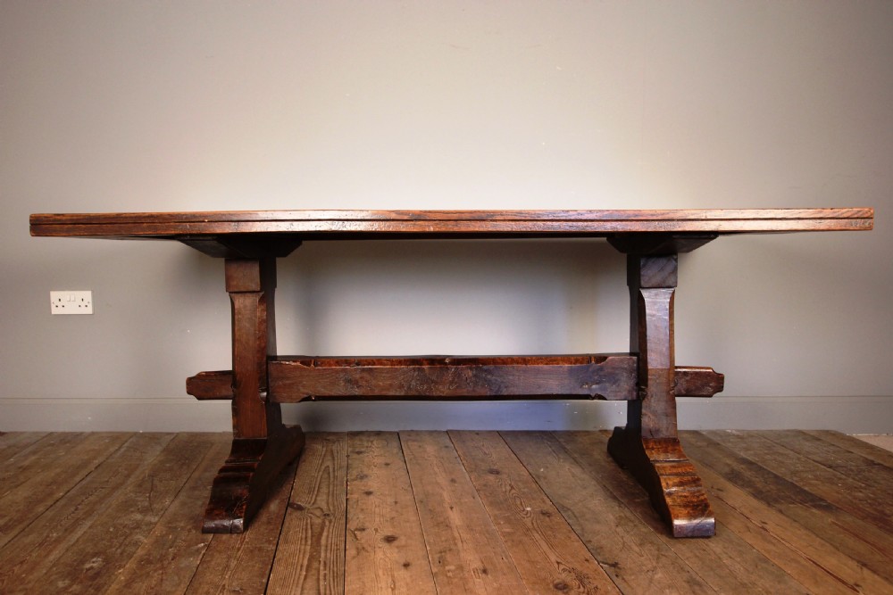 Early Jack Grimble Solid Oak Country Table  View III