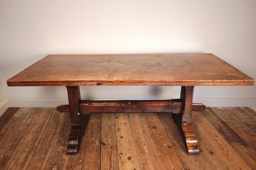 Early Jack Grimble Solid Oak Country Table  View V