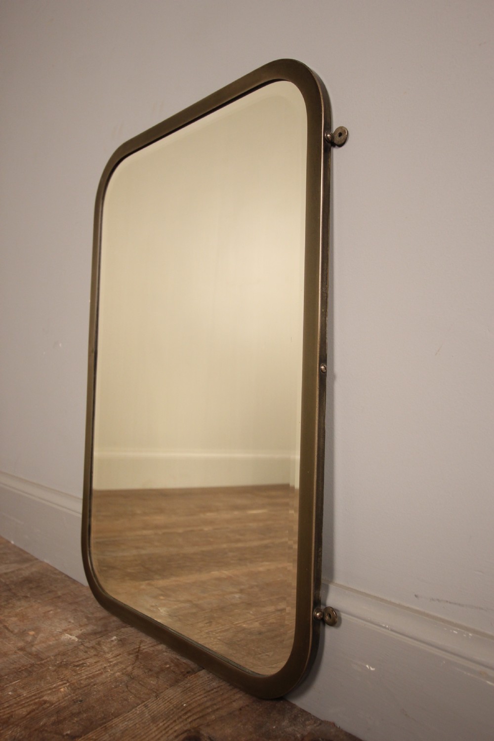 Edwardian Brass Crafters Small Wall Mirror View II