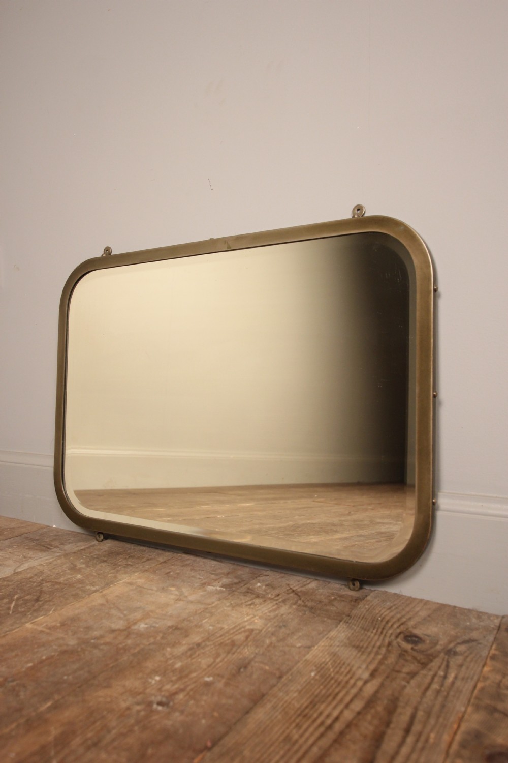 Edwardian Brass Crafters Small Wall Mirror View III