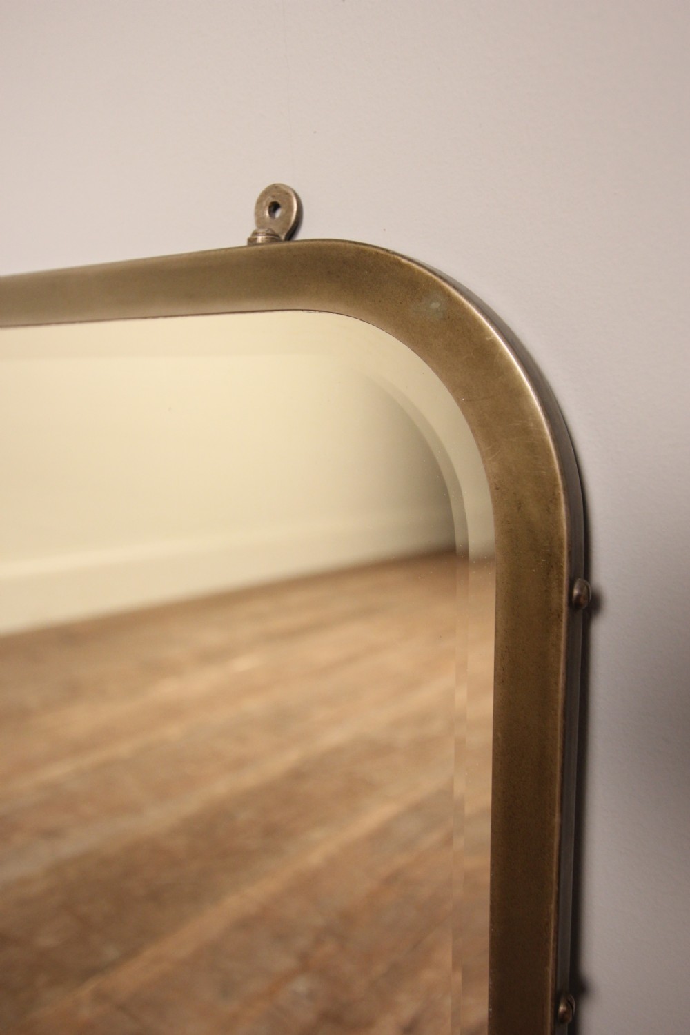 Edwardian Brass Crafters Small Wall Mirror View IV