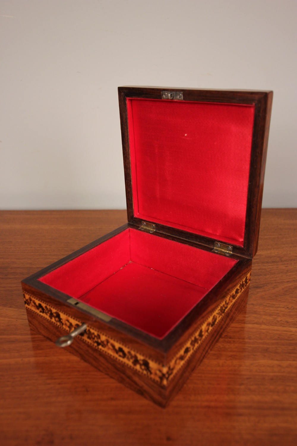 19th C Rosewood Tunbridge Ware Box View III