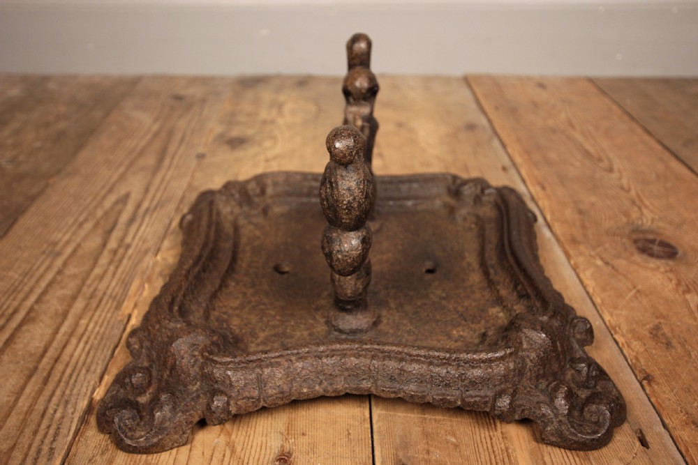Victorian Cast Iron Boot Scrape View III