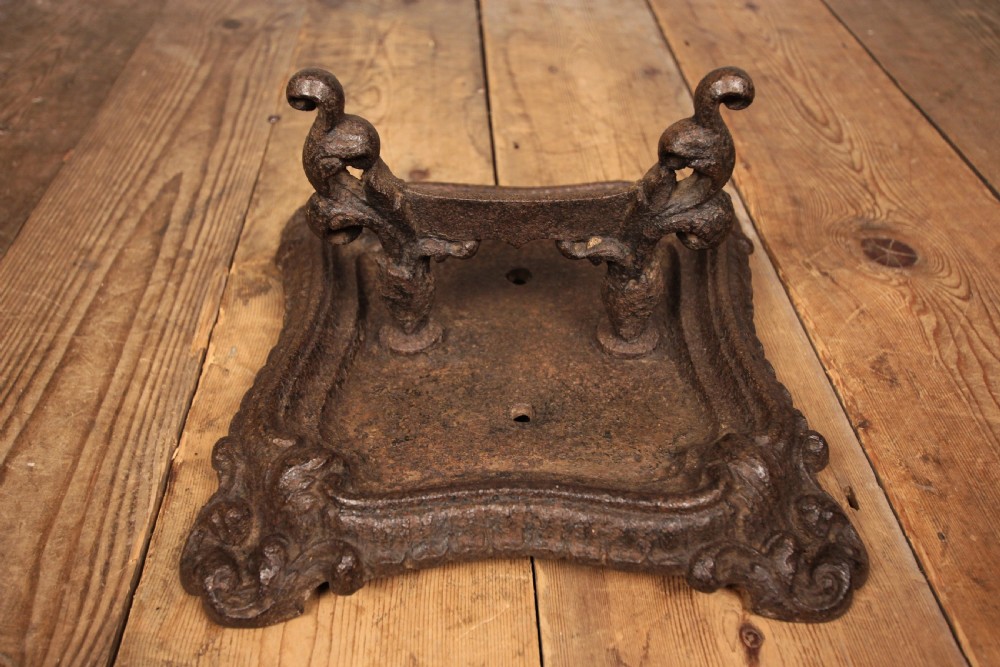 Victorian Cast Iron Boot Scrape View V