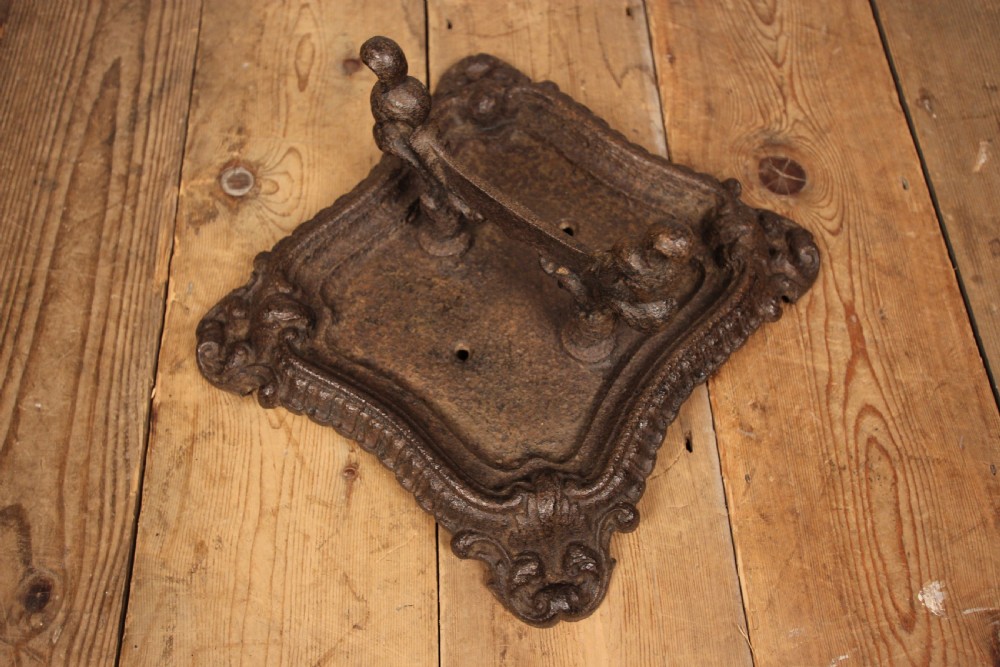 Victorian Cast Iron Boot Scrape View VI