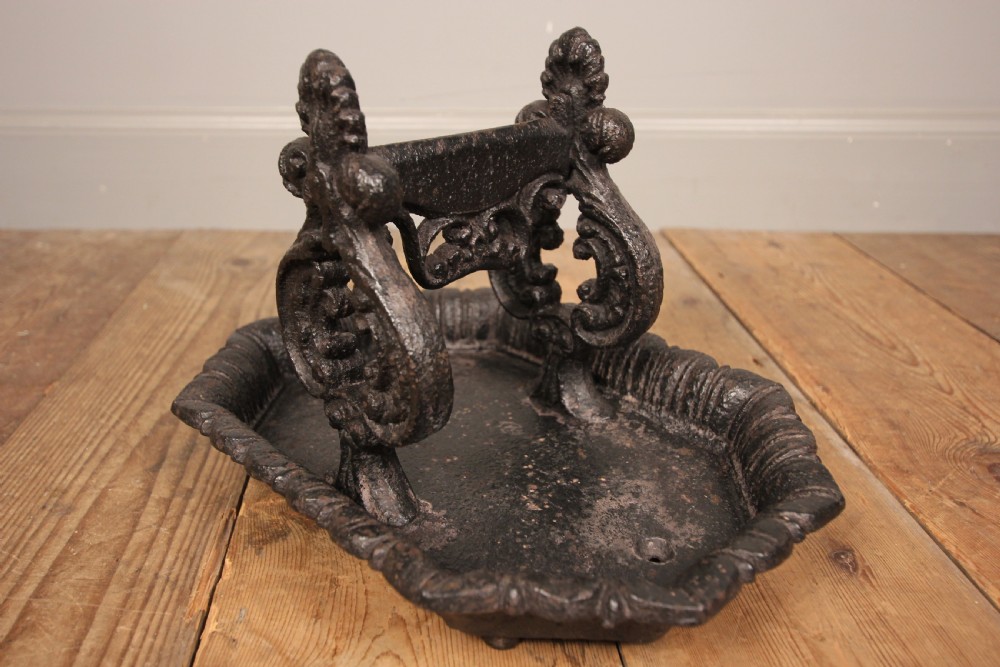 Regency Cast Iron Boot Scrape View IV