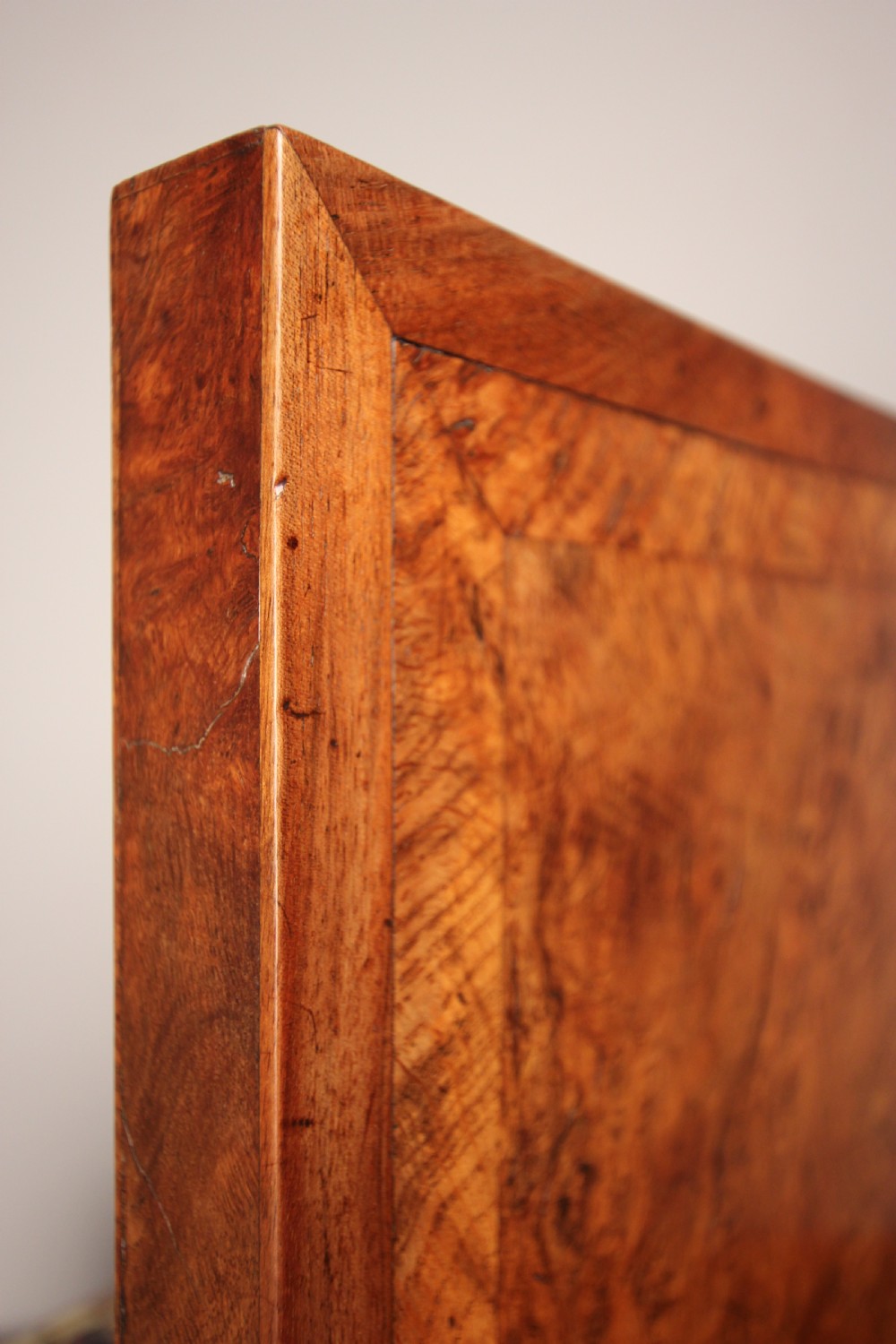 Superb 19th C. Pollard Oak Deed Box  View VIII