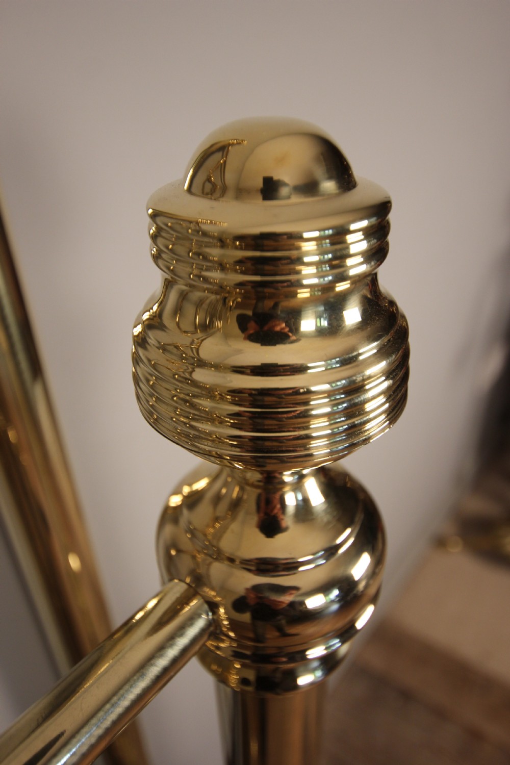 Super Quality 19th C Brass Double Bed (4 ft 6