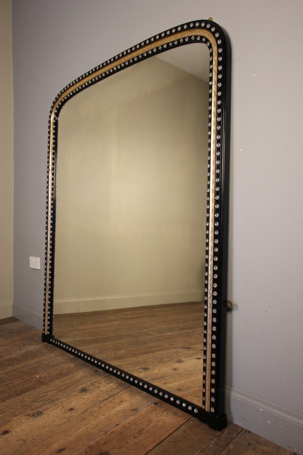 Large Irish 19th C Overmantle Mirror View III