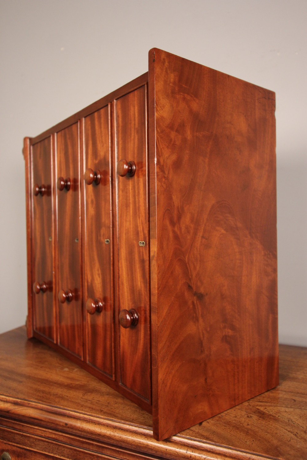 Super Quality 19th C Mahogany Apprentice Chest of Drawers View VI