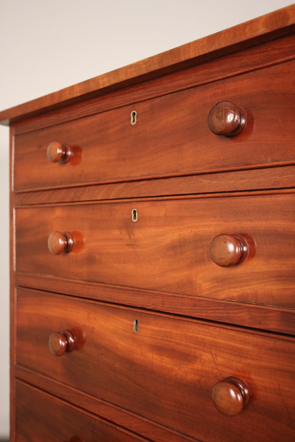 Super Quality 19th C Mahogany Apprentice Chest of Drawers View VII