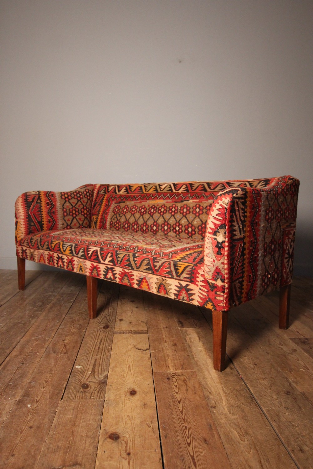 Stunning 19th C. Kilim Sofa